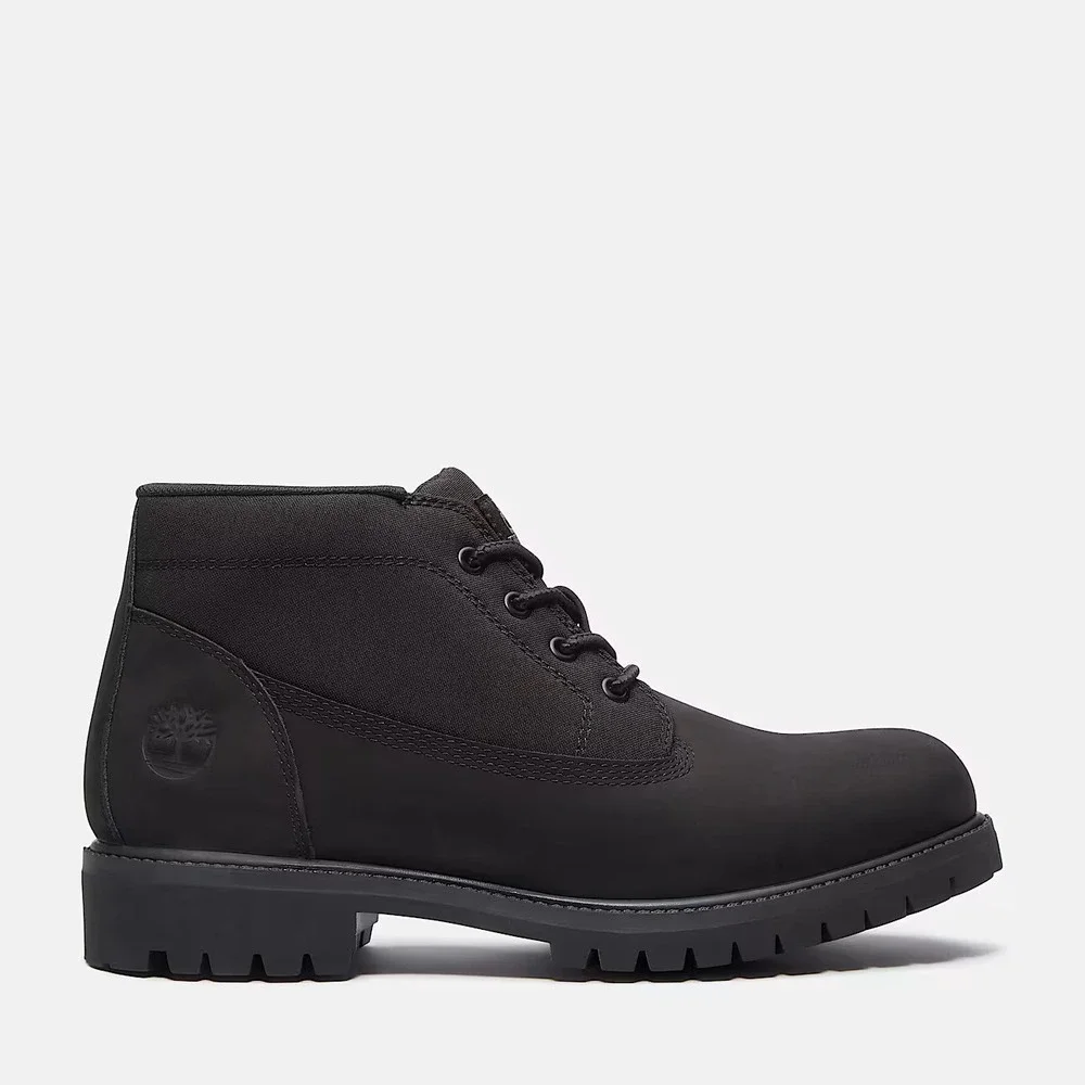 Timberland Redwood Falls Waterproof Chukka‎ Boots Mens Black Leather Size 10